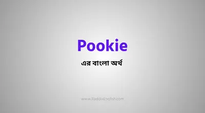 Pookie Meaning in Bengali with example