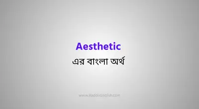 Aesthetic Meaning in Benagli | Aesthetic বাংলা
